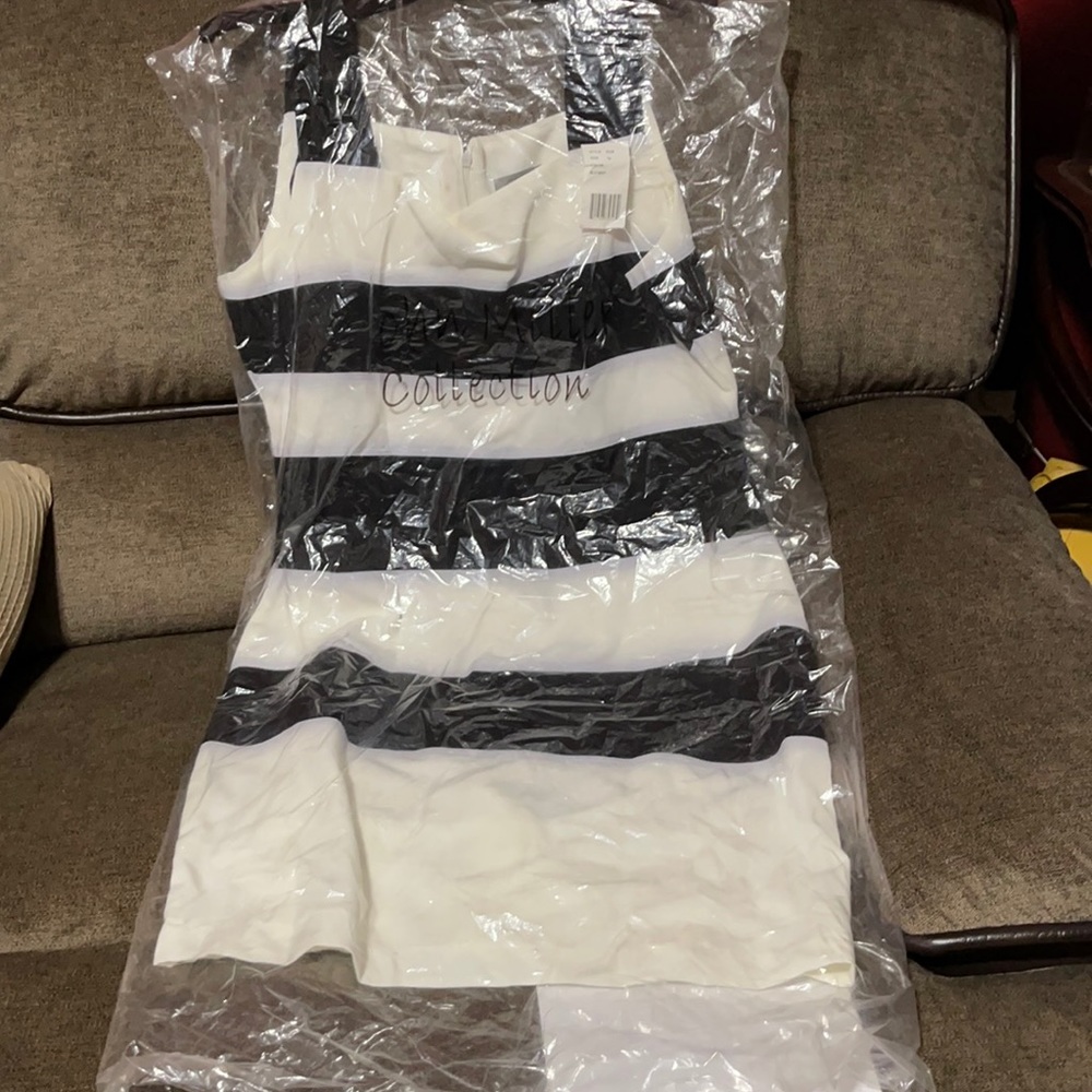 Black and white John Miller collection dress